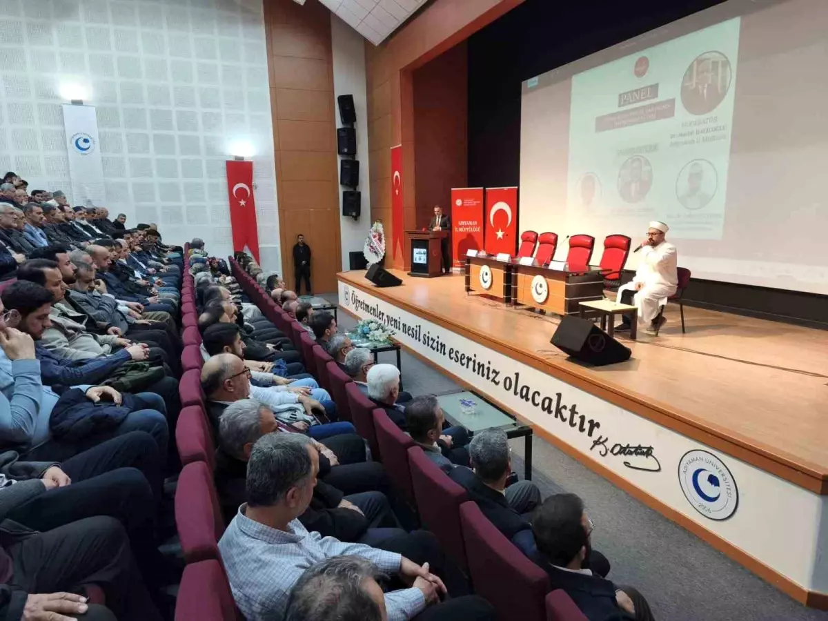 Adıyaman’da Sahabe Paneli Gerçekleştirildi